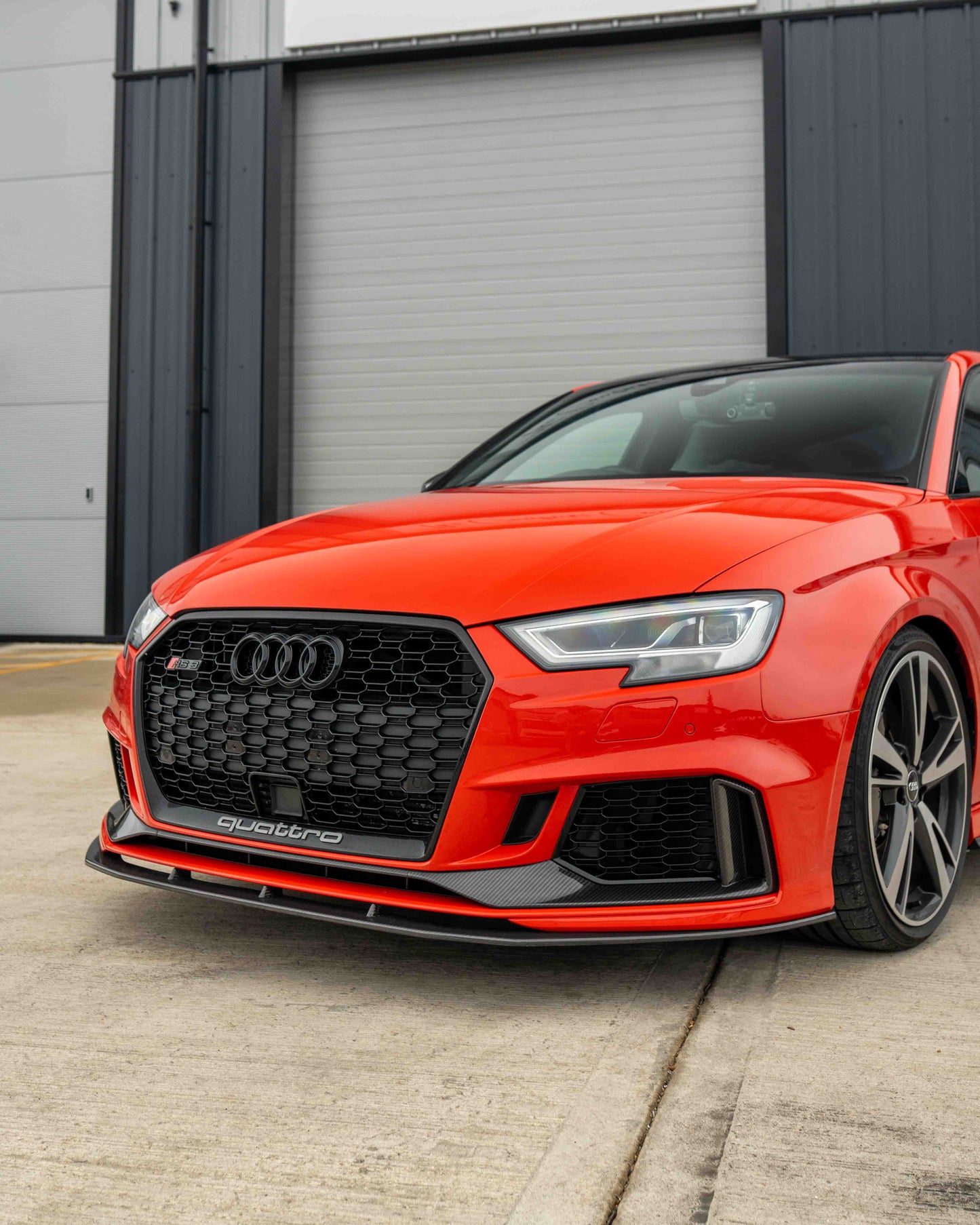 AUDI RS3 8V FACELIFT CARBON FIBRE BUMPER TRIM-Accessories-CT CARBON-CT Carbon - High-quality carbon fiber and gloss black aerodynamic parts for premium sports and luxury vehicles.