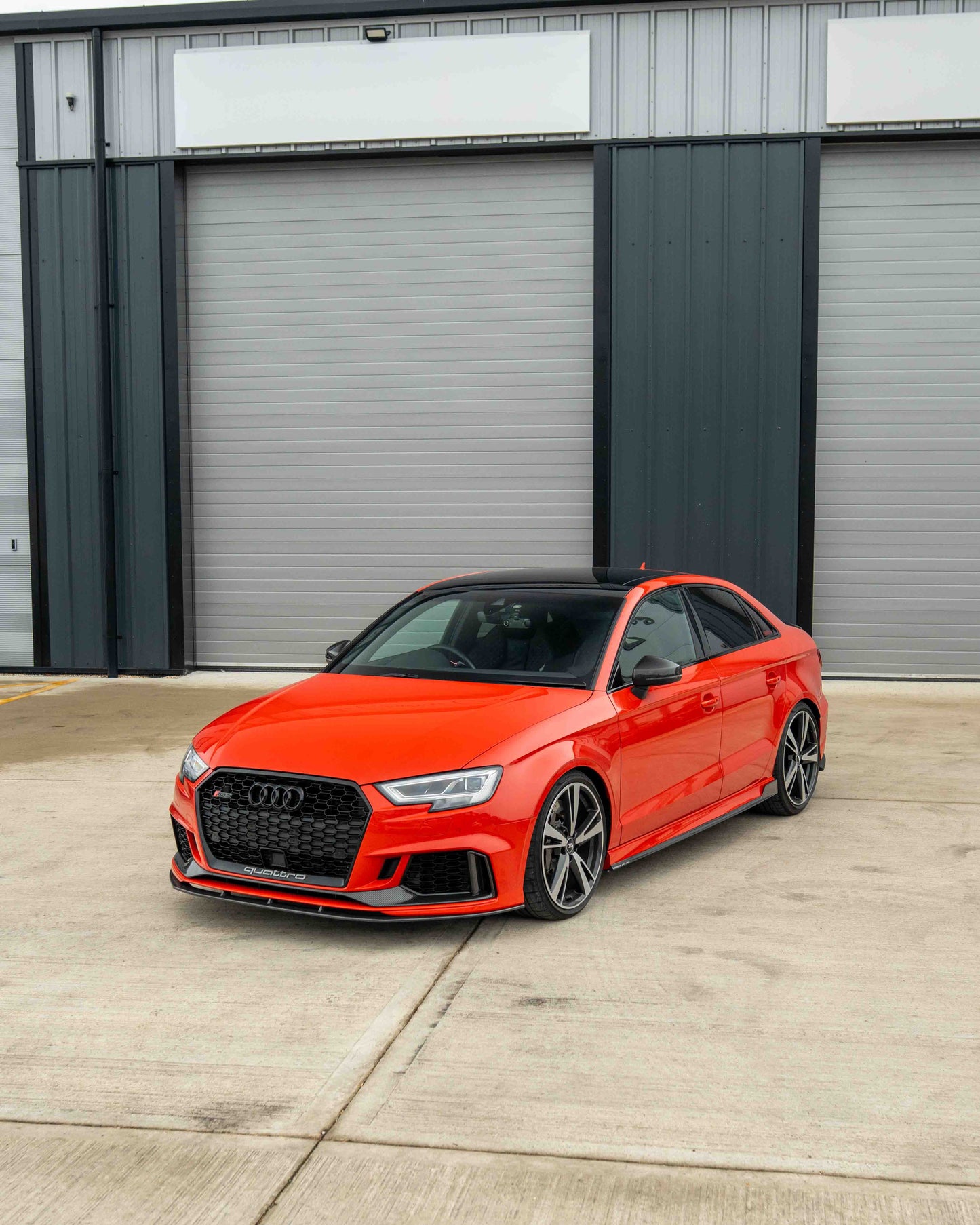 AUDI RS3 8V FACELIFT CARBON FIBRE BUMPER TRIM-Accessories-CT CARBON-CT Carbon - High-quality carbon fiber and gloss black aerodynamic parts for premium sports and luxury vehicles.