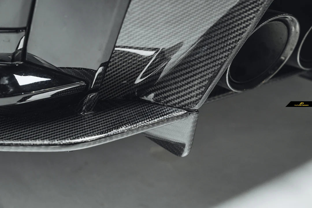 BMW M3/M4 FD RHT Carbon Fiber Rear Diffuser Set