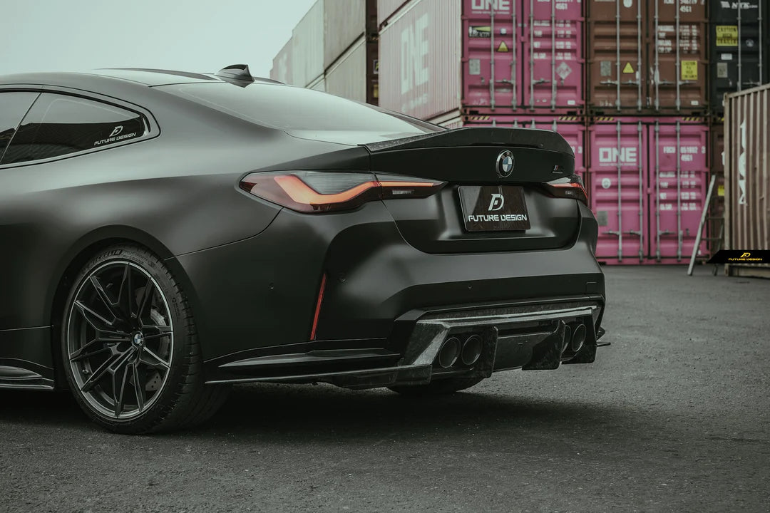 BMW M3/M4 FD RHT Carbon Fiber Rear Diffuser Set