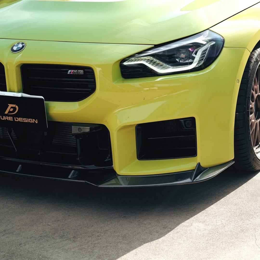 BMW M2 / M2C G87 2023-ON with Future Design Carbon's Aftermarket Parts - Front Lip MTC V1 Carbon Fiber / FRP