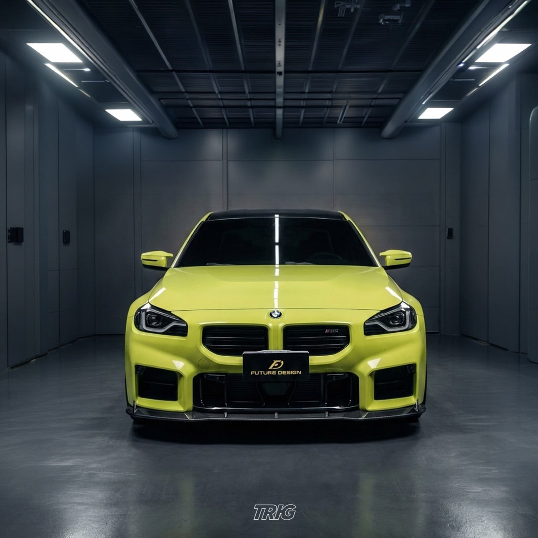 BMW M2 / M2C G87 2023-ON with Future Design Carbon's Aftermarket Parts - Front Lip MTC V1 Carbon Fiber / FRP