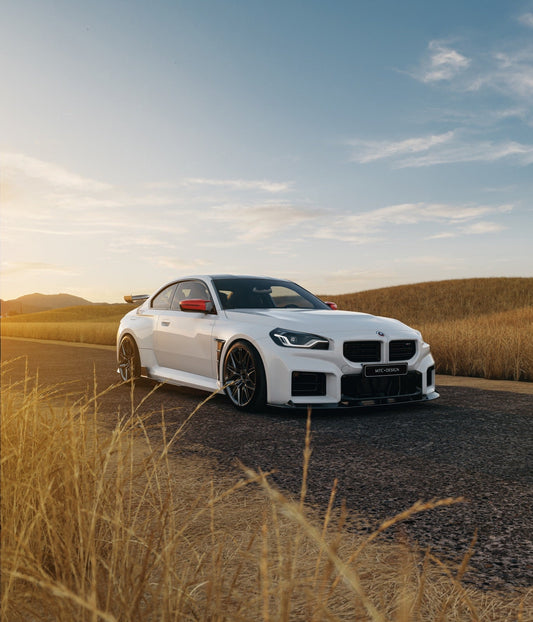 BMW M2 / M2C G87 2023-ON with Future Design Carbon's Aftermarket Parts - Front Lip MTC V1 Carbon Fiber / FRP