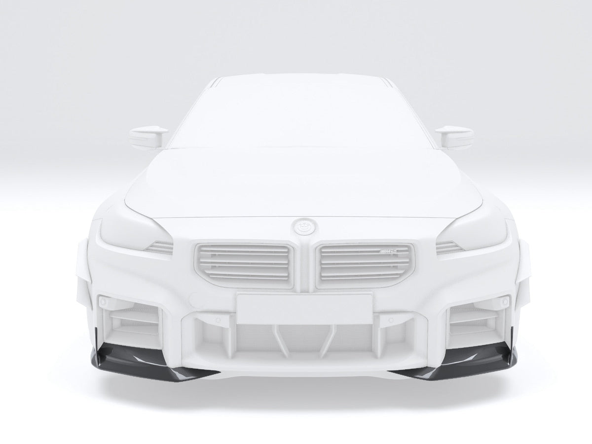 BMW M2 / M2C G87 2023-ON with Aftermarket Parts - MTC V2 TrackPack Series Front Lip Carbon Fiber / FRP