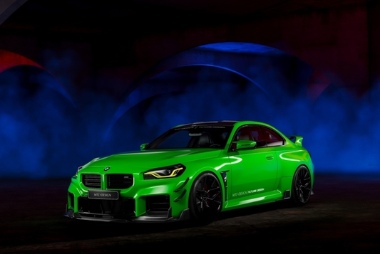 BMW M2 / M2C G87 2023-ON with Aftermarket Parts - MTC V2 TrackPack Series Front Lip Carbon Fiber / FRP