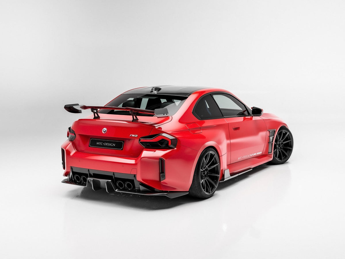 BMW M2 / M2C G87 2023-ON with Aftermarket Parts - MTC V2 TrackPack Series Rear Diffuser Carbon Fiber / FRP