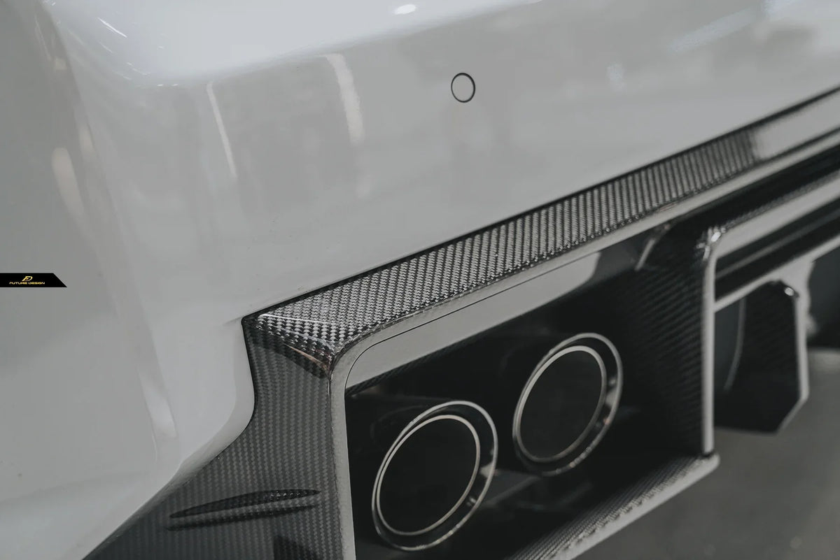 BMW M2 / M2C G87 2023-ON with Aftermarket Parts - MTC V2 TrackPack Series Rear Diffuser Carbon Fiber / FRP