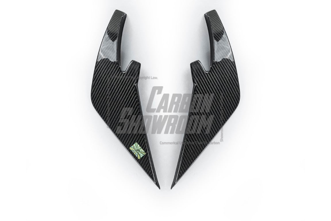 Future Design FD Carbon Fiber Front Bumper Canards for M3 G80 & M4 G82 G83 - Performance SpeedShop