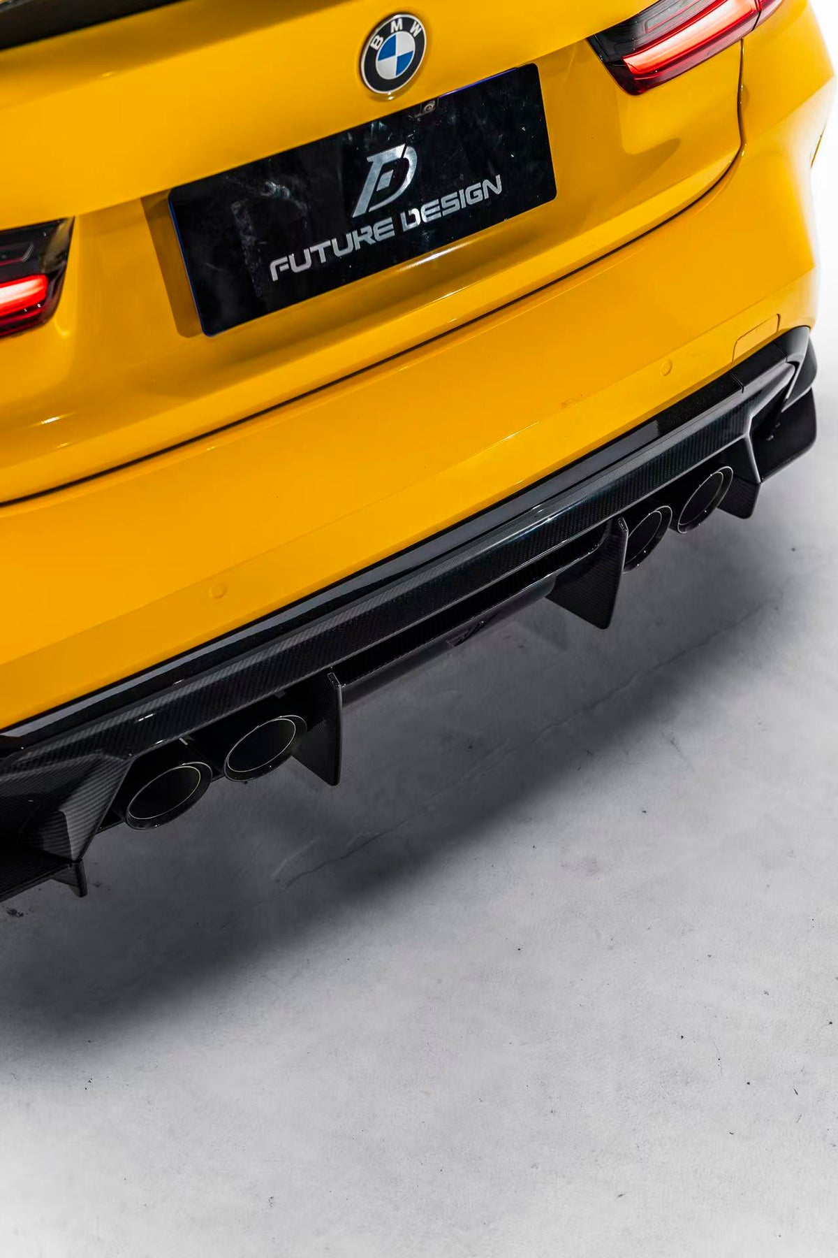 Future Design FD V2 Carbon Fiber REAR DIFFUSER for M3 G80 & M4 G82 G83 2021-ON - Performance SpeedShop
