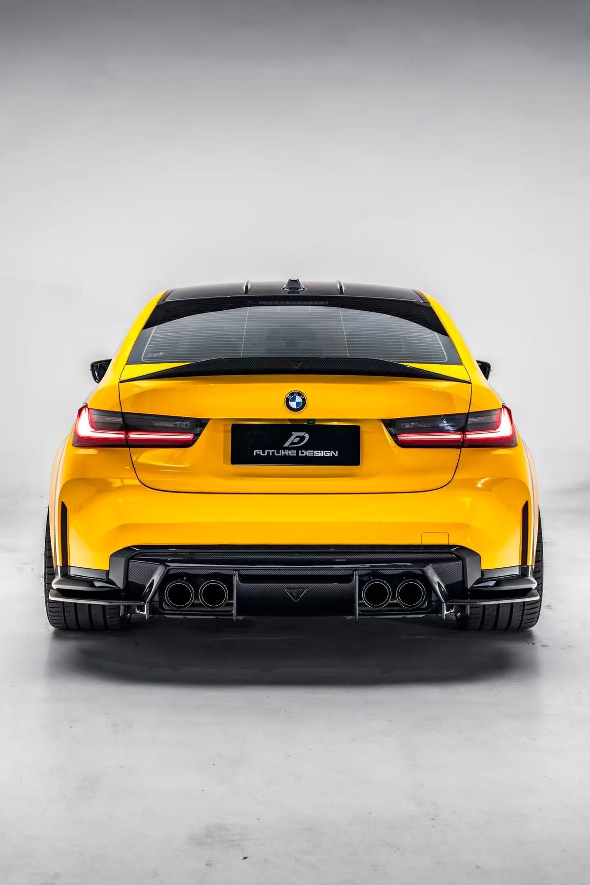 Future Design FD V2 Carbon Fiber REAR DIFFUSER for M3 G80 & M4 G82 G83 2021-ON - Performance SpeedShop