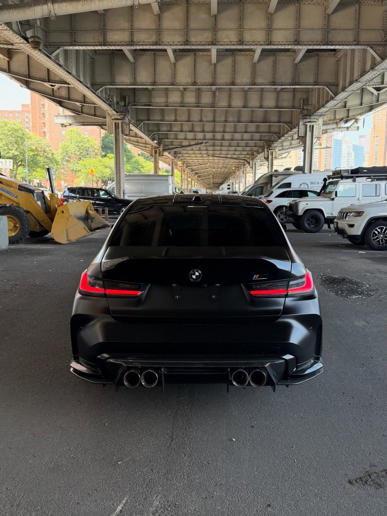 Future Design FD V2 Carbon Fiber REAR DIFFUSER for M3 G80 & M4 G82 G83 2021-ON - Performance SpeedShop
