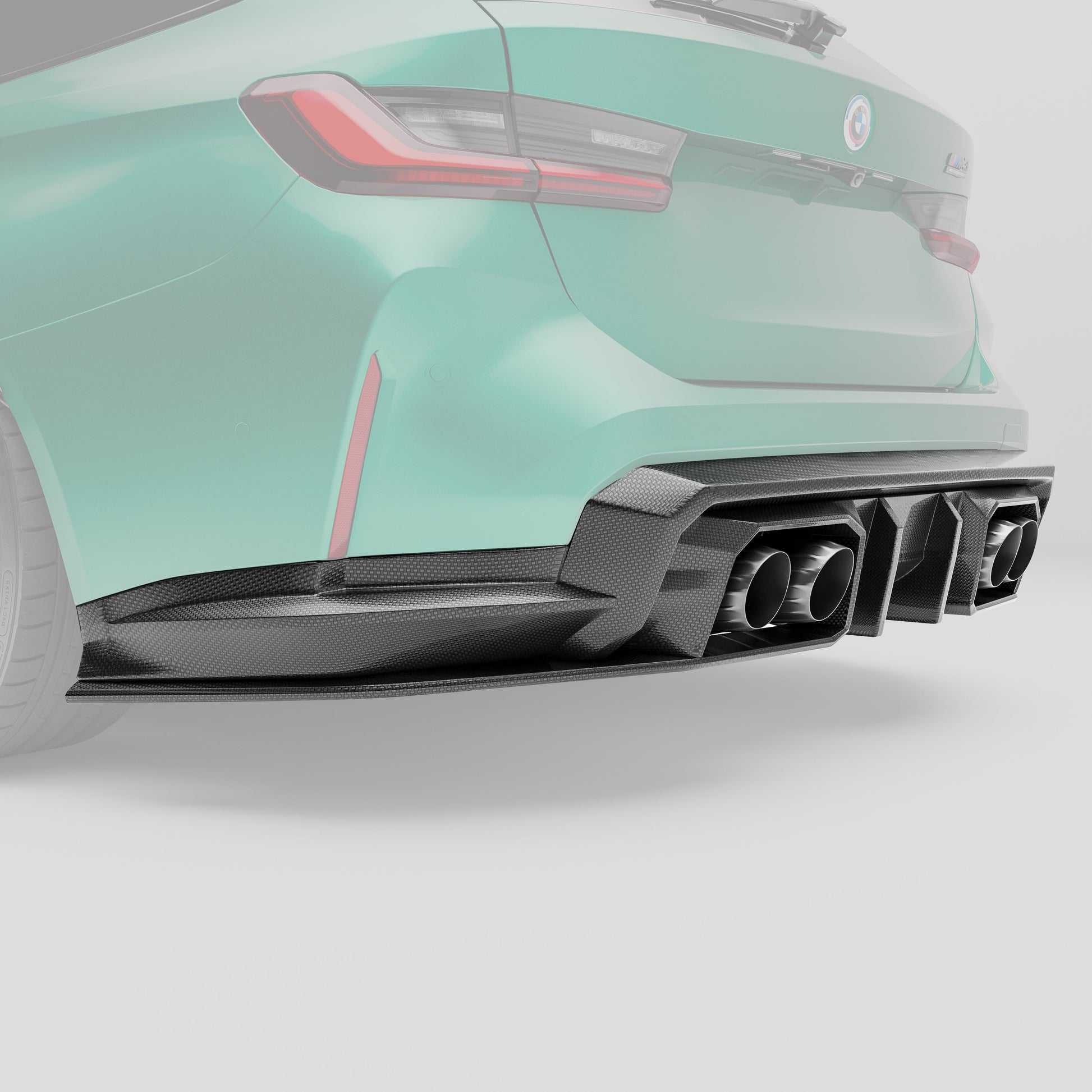 BMW M3 G81 Carbon Fiber Rear Diffuser