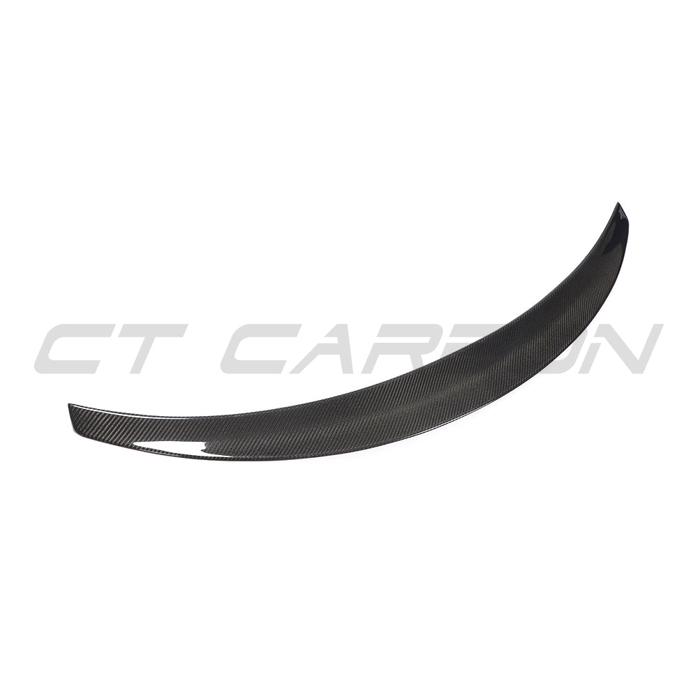 TESLA MODEL 3 2017-2023 CARBON FIBRE SPOILER - V3-Spoiler-CT CARBON-CT Carbon - High-quality carbon fiber and gloss black aerodynamic parts for premium sports and luxury vehicles.