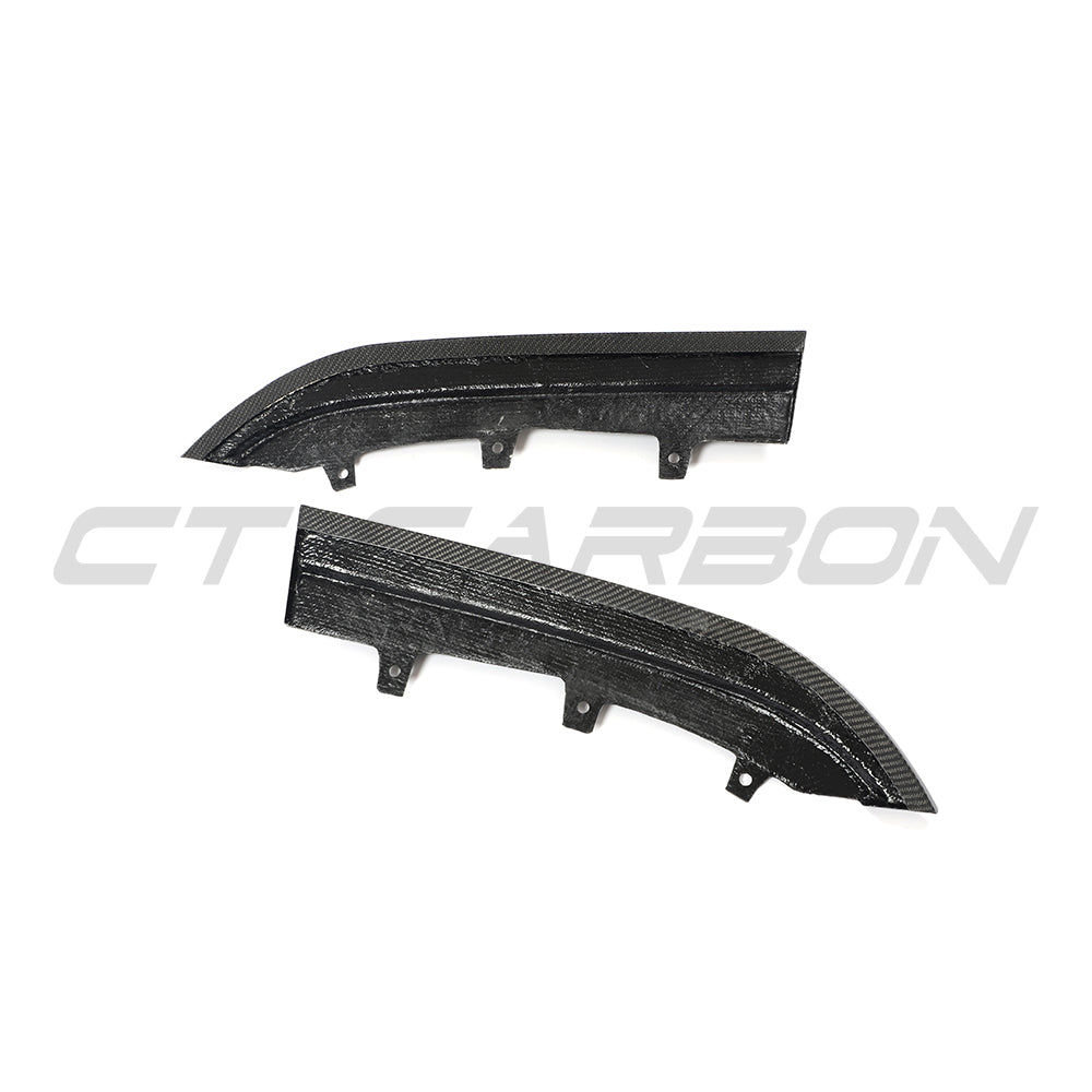 BMW 4 SERIES 2020+ G22/G23 QUAD TIP CARBON FIBRE DIFFUSER-Diffuser-CT CARBON-CT Carbon - High-quality carbon fiber and gloss black aerodynamic parts for premium sports and luxury vehicles.