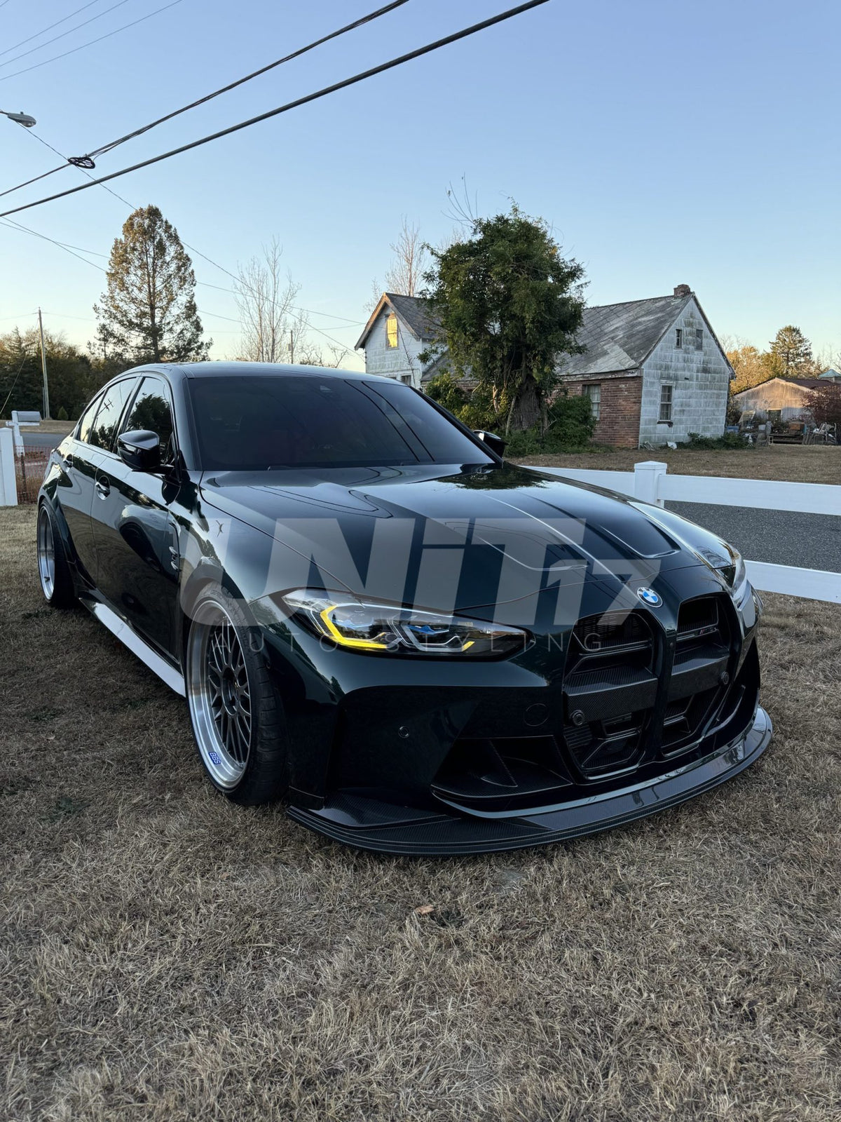 BMW M3/M4  Carbon Fiber front splitter - SPL2