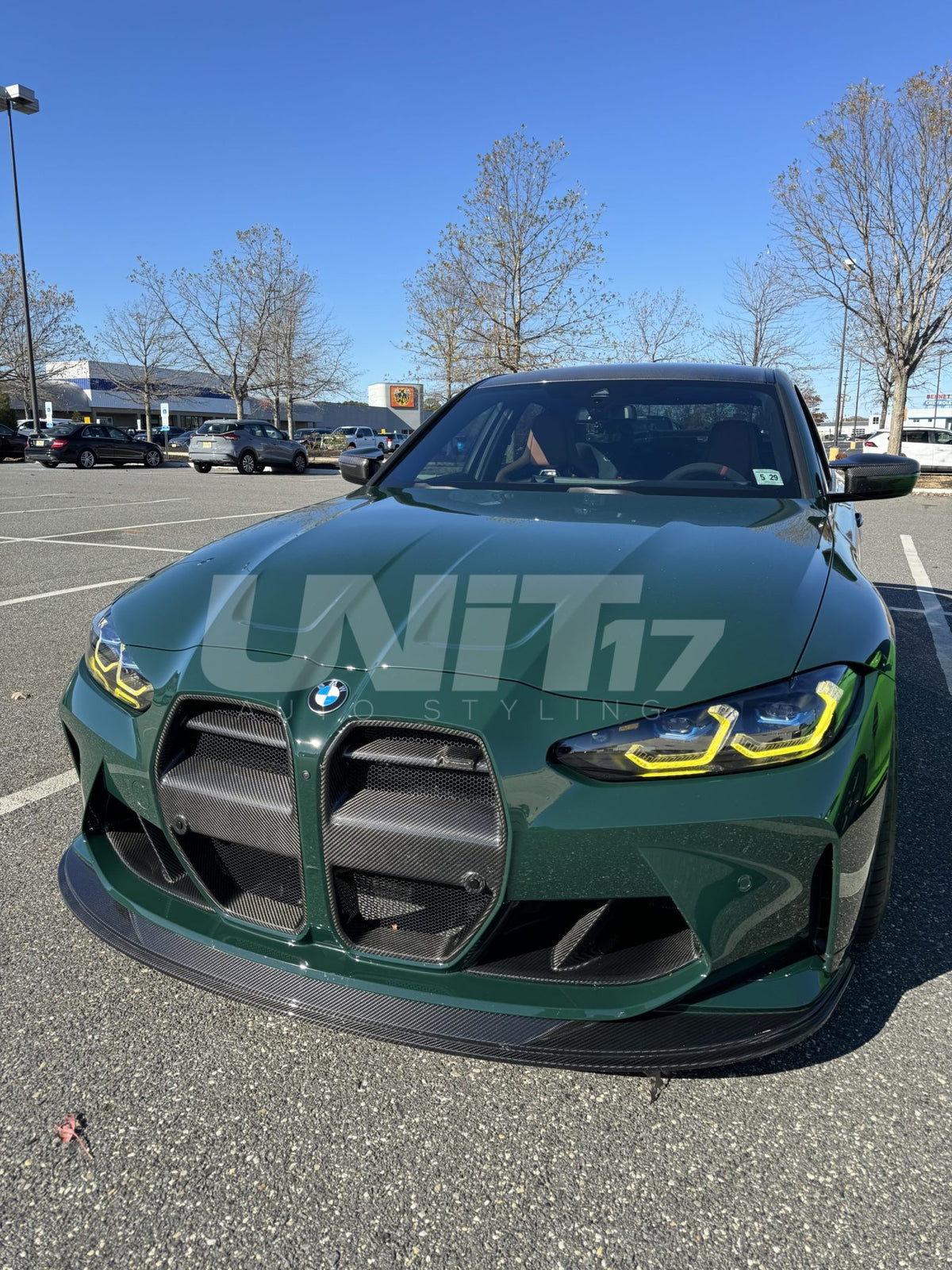 BMW M3/M4  Carbon Fiber front splitter - SPL2