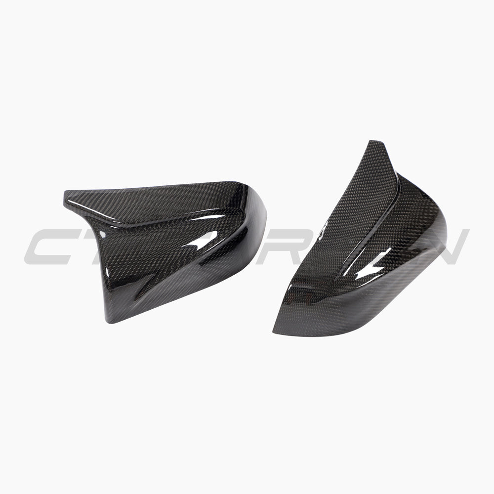 TESLA MODEL 3 2017+ CARBON FIBRE MIRRORS - V2-Accessories-CT CARBON-CT Carbon - High-quality carbon fiber and gloss black aerodynamic parts for premium sports and luxury vehicles.