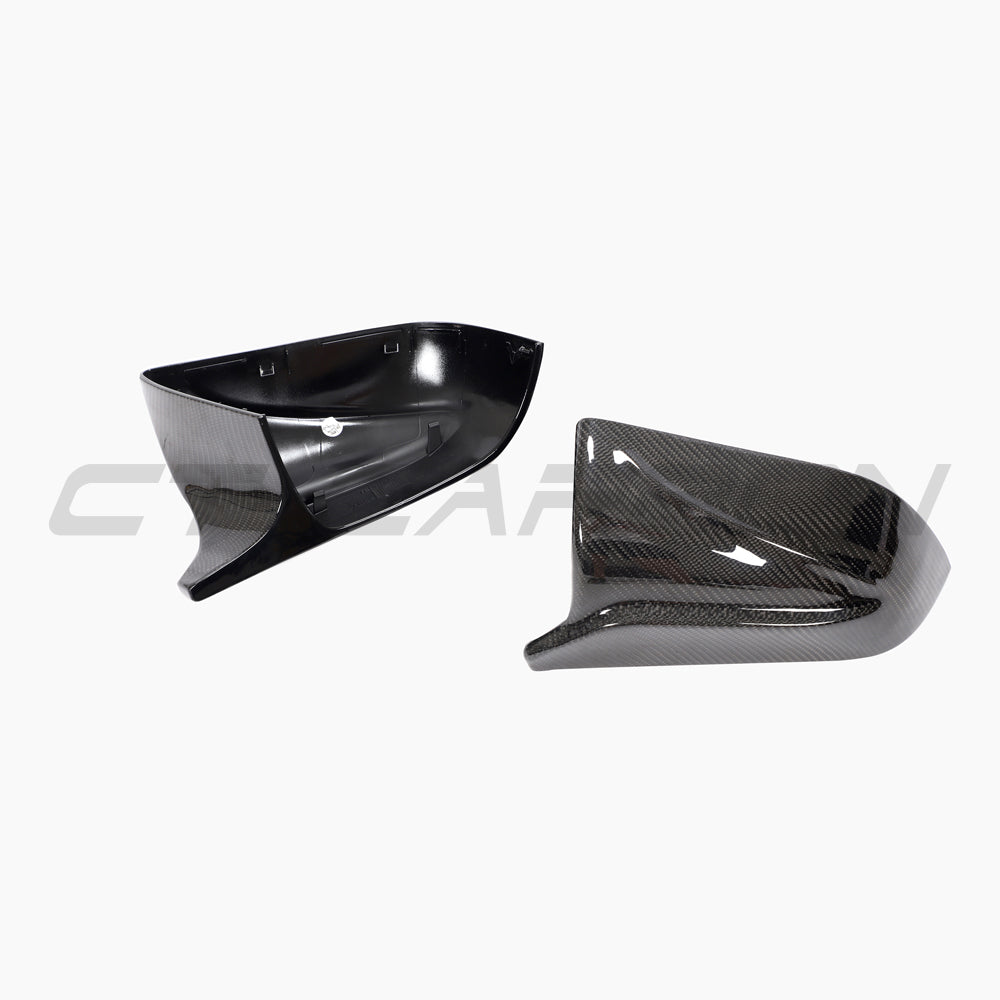 TESLA MODEL 3 2017+ CARBON FIBRE MIRRORS - V2-Accessories-CT CARBON-CT Carbon - High-quality carbon fiber and gloss black aerodynamic parts for premium sports and luxury vehicles.