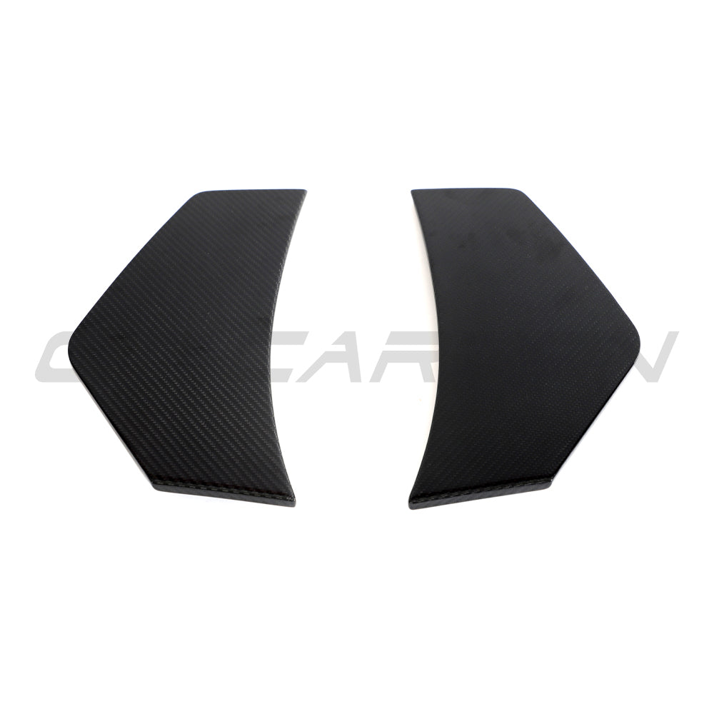 AUDI R8 V10 GEN 2.5 2020-2023 CARBON FIBRE REAR BUMPER CORNERS-Accessories-CT CARBON-CT Carbon - High-quality carbon fiber and gloss black aerodynamic parts for premium sports and luxury vehicles.