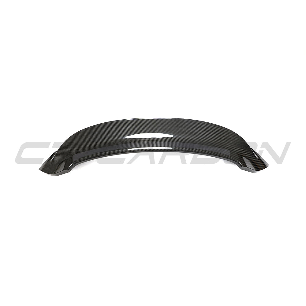 PORSCHE 992 CARRERA/GTS/TARGA 2018+ CARBON FIBRE REPLACEMENT DUCKTAIL SPOILER-Spoiler-CT CARBON-CT Carbon - High-quality carbon fiber and gloss black aerodynamic parts for premium sports and luxury vehicles.