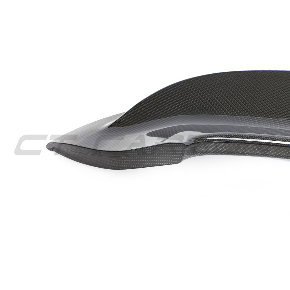 PORSCHE 992 CARRERA/GTS/TARGA 2018+ CARBON FIBRE REPLACEMENT DUCKTAIL SPOILER-Spoiler-CT CARBON-CT Carbon - High-quality carbon fiber and gloss black aerodynamic parts for premium sports and luxury vehicles.
