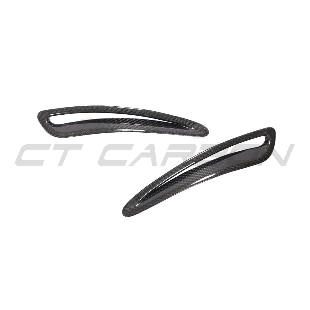 TOYOTA SUPRA 2019+ A90 CARBON FIBRE HOOD/BONNET TRIM-Accessories-CT CARBON-CT Carbon - High-quality carbon fiber and gloss black aerodynamic parts for premium sports and luxury vehicles.