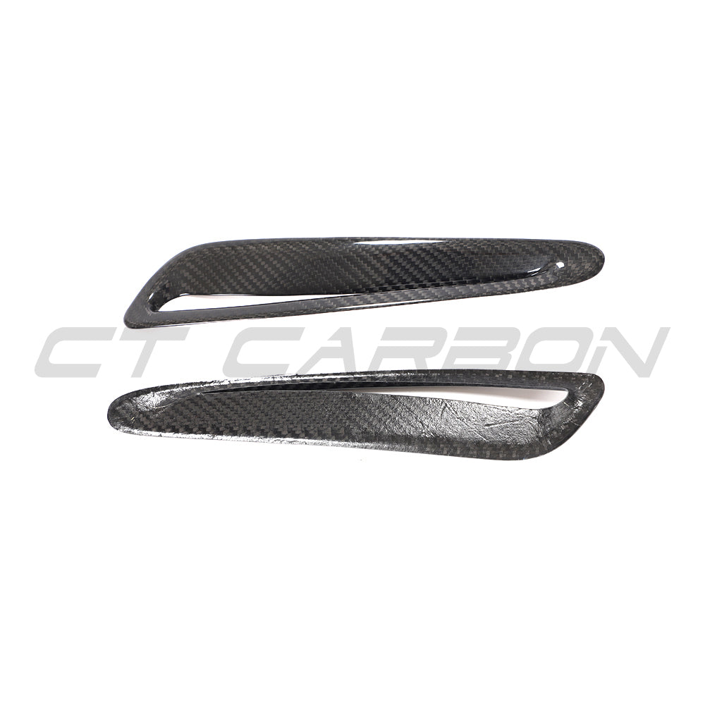 TOYOTA SUPRA 2019+ A90 CARBON FIBRE HOOD/BONNET TRIM-Accessories-CT CARBON-CT Carbon - High-quality carbon fiber and gloss black aerodynamic parts for premium sports and luxury vehicles.