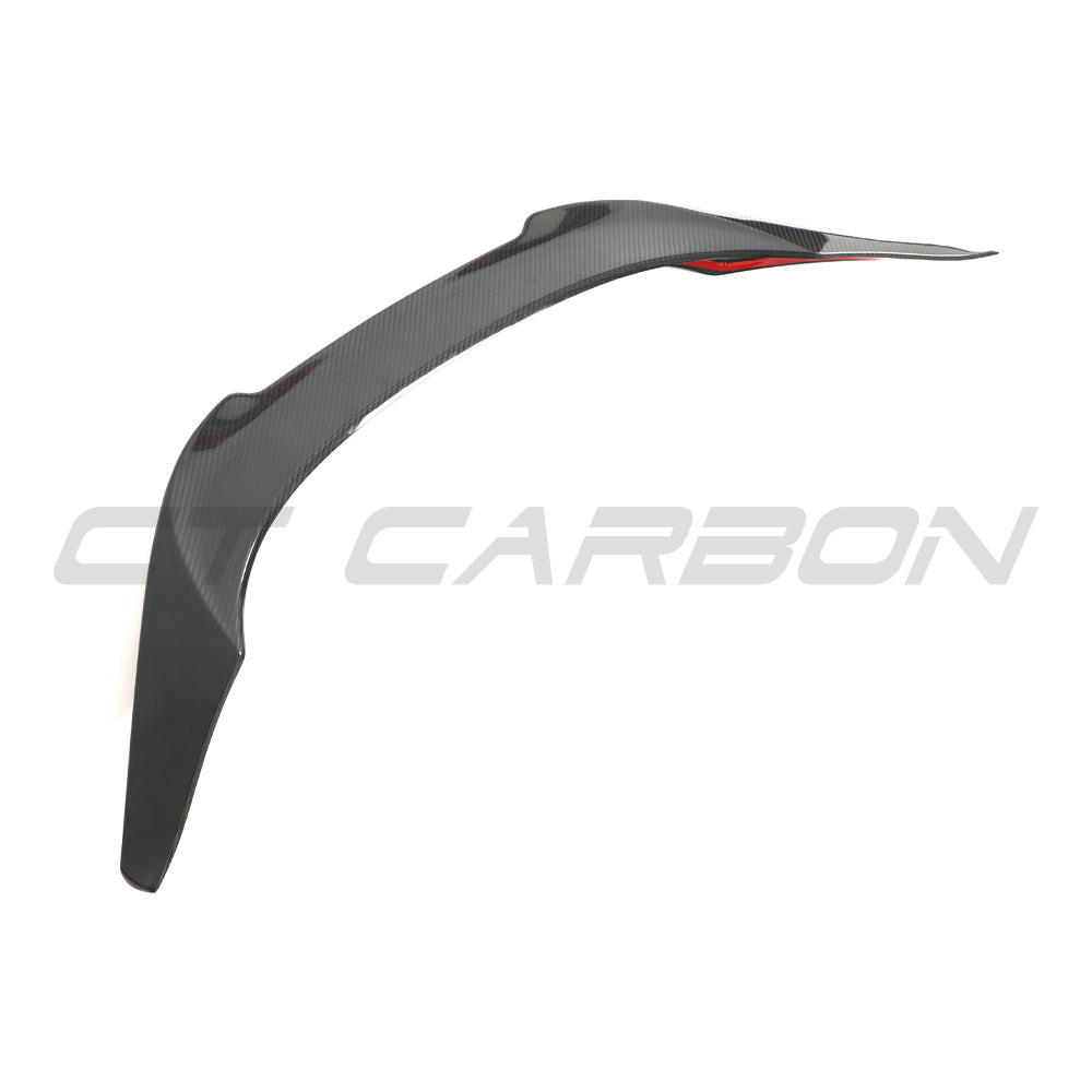 TOYOTA SUPRA 2019+ A90 CARBON FIBRE SPOILER - V2-Spoiler-CT CARBON-CT Carbon - High-quality carbon fiber and gloss black aerodynamic parts for premium sports and luxury vehicles.