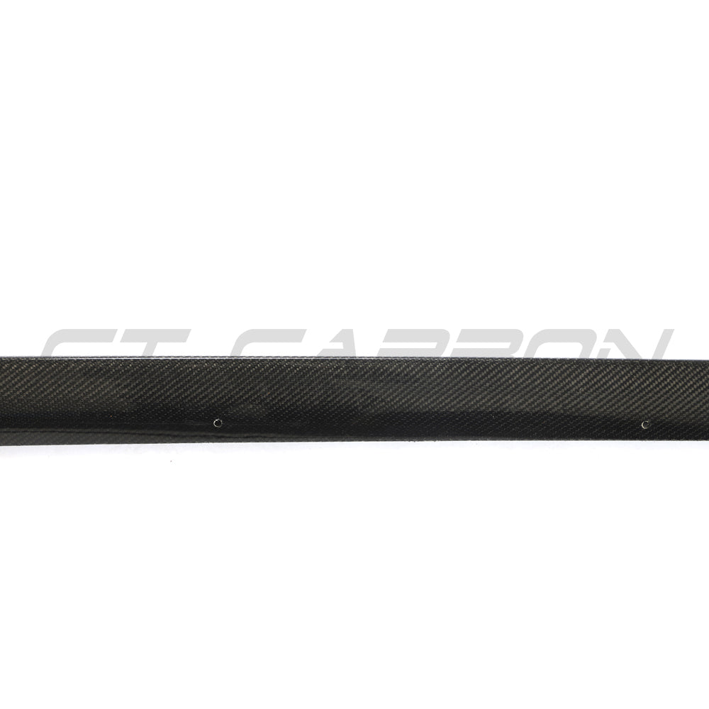 BMW 4 SERIES 2020+ G26 & i4 CARBON FIBRE SIDE SKIRTS-Side Skirts-CT CARBON-CT Carbon - High-quality carbon fiber and gloss black aerodynamic parts for premium sports and luxury vehicles.