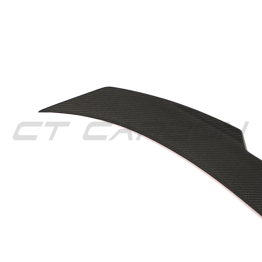 BMW G87 M2 / G42 2 SERIES 2022+ CARBON FIBRE SPOILER - V3-Spoiler-CT CARBON-CT Carbon - High-quality carbon fiber and gloss black aerodynamic parts for premium sports and luxury vehicles.