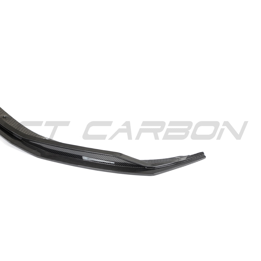 AUDI R8 V10 GEN 2.5 CARBON FIBRE SPLITTER-Splitter-CT CARBON-CT Carbon - High-quality carbon fiber and gloss black aerodynamic parts for premium sports and luxury vehicles.