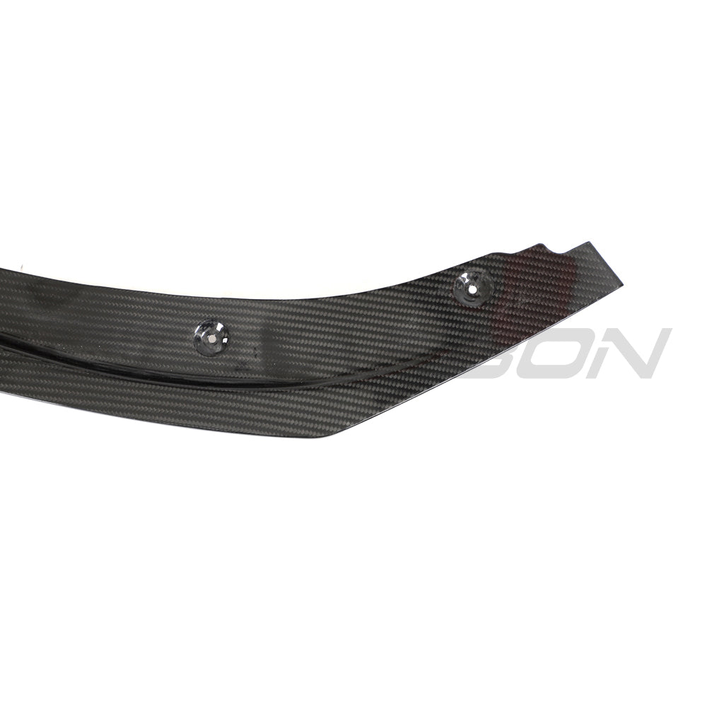 AUDI R8 V10 GEN 2.5 CARBON FIBRE SPLITTER-Splitter-CT CARBON-CT Carbon - High-quality carbon fiber and gloss black aerodynamic parts for premium sports and luxury vehicles.