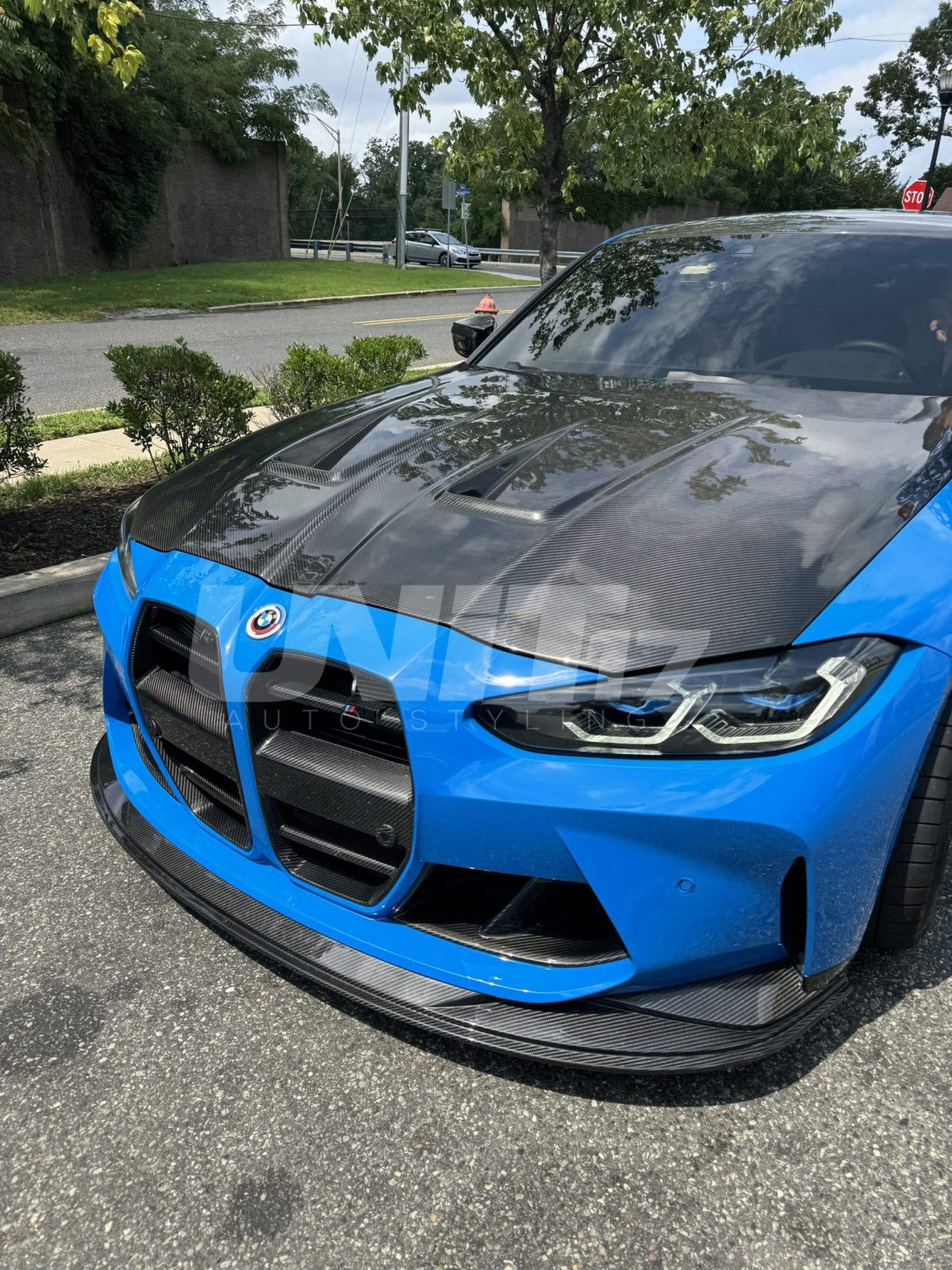 BMW M3/M4  Carbon Fiber front splitter - SPL2