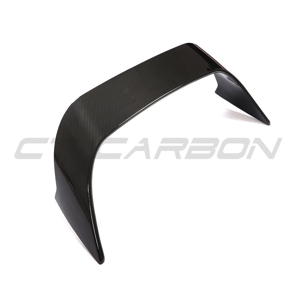 TOYOTA SUPRA 2019+ A90 CARBON FIBRE WING-Spoiler-CT CARBON-CT Carbon - High-quality carbon fiber and gloss black aerodynamic parts for premium sports and luxury vehicles.