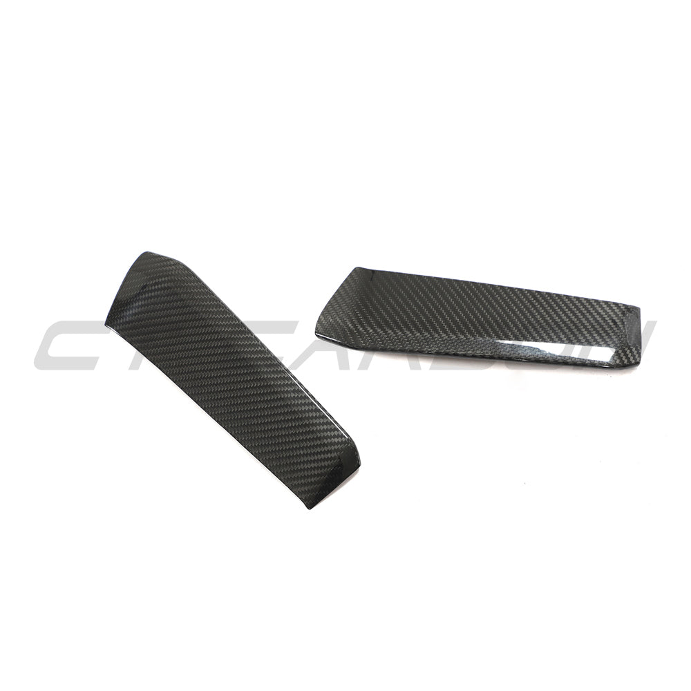 AUDI RS3 8Y 2022-2024 CARBON FIBRE FRONT BUMPER CORNERS - CT DESIGN-Accessories-CT CARBON-CT Carbon - High-quality carbon fiber and gloss black aerodynamic parts for premium sports and luxury vehicles.