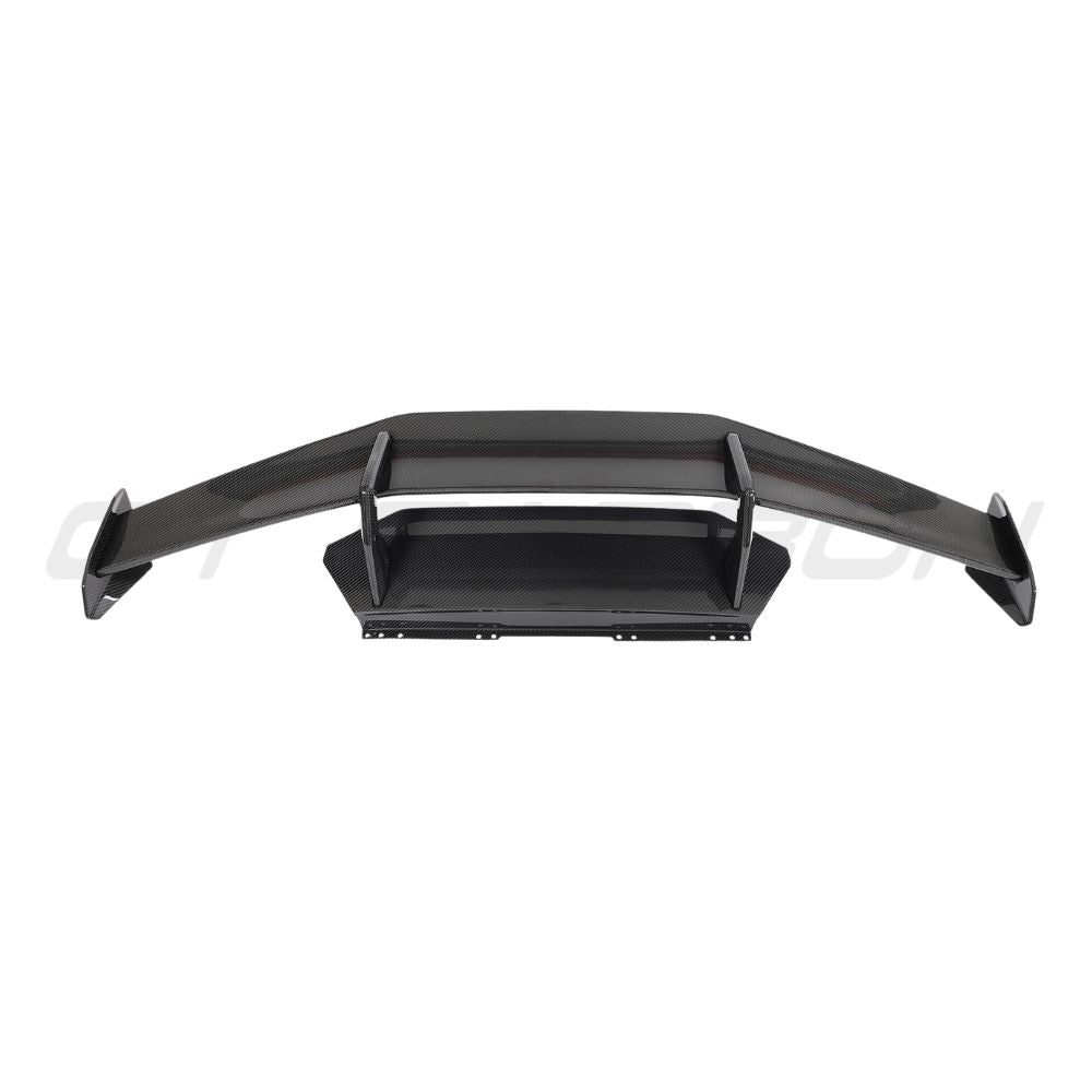 LAMBORGHINI HURACAN LP-580/LP-610 & EVO CARBON FIBRE SPOILER/WING - CT DESIGN-Spoiler-CT CARBON-CT Carbon - High-quality carbon fiber and gloss black aerodynamic parts for premium sports and luxury vehicles.