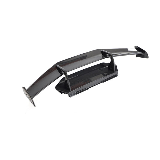 LAMBORGHINI HURACAN LP-580/LP-610 & EVO CARBON FIBRE SPOILER/WING - CT DESIGN-Spoiler-CT CARBON-CT Carbon - High-quality carbon fiber and gloss black aerodynamic parts for premium sports and luxury vehicles.