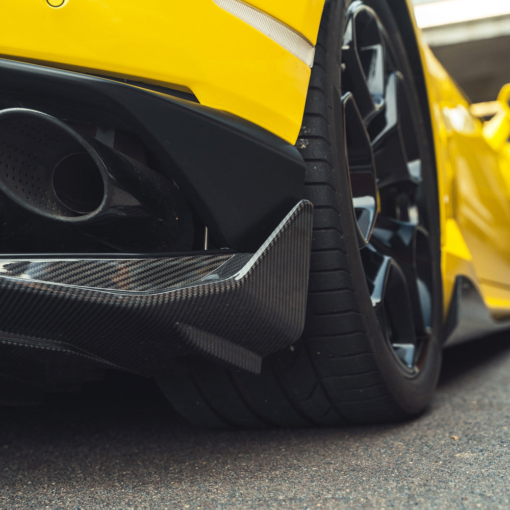 LAMBORGHINI HURACAN LP-610 CARBON FIBRE DIFFUSER - CT DESIGN-Diffuser-CT CARBON-CT Carbon - High-quality carbon fiber and gloss black aerodynamic parts for premium sports and luxury vehicles.