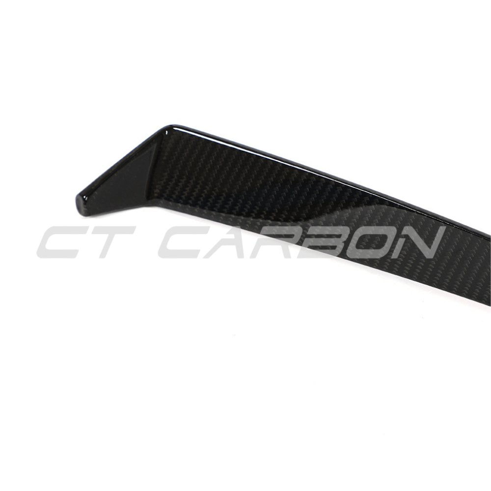 LAMBORGHINI HURACAN LP-610 CARBON FIBRE FRONT BUMPER TRIM - CT DESIGN-Accessories-CT CARBON-CT Carbon - High-quality carbon fiber and gloss black aerodynamic parts for premium sports and luxury vehicles.