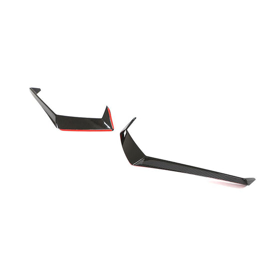 LAMBORGHINI HURACAN LP-610 CARBON FIBRE FRONT BUMPER TRIM - CT DESIGN-Accessories-CT CARBON-CT Carbon - High-quality carbon fiber and gloss black aerodynamic parts for premium sports and luxury vehicles.