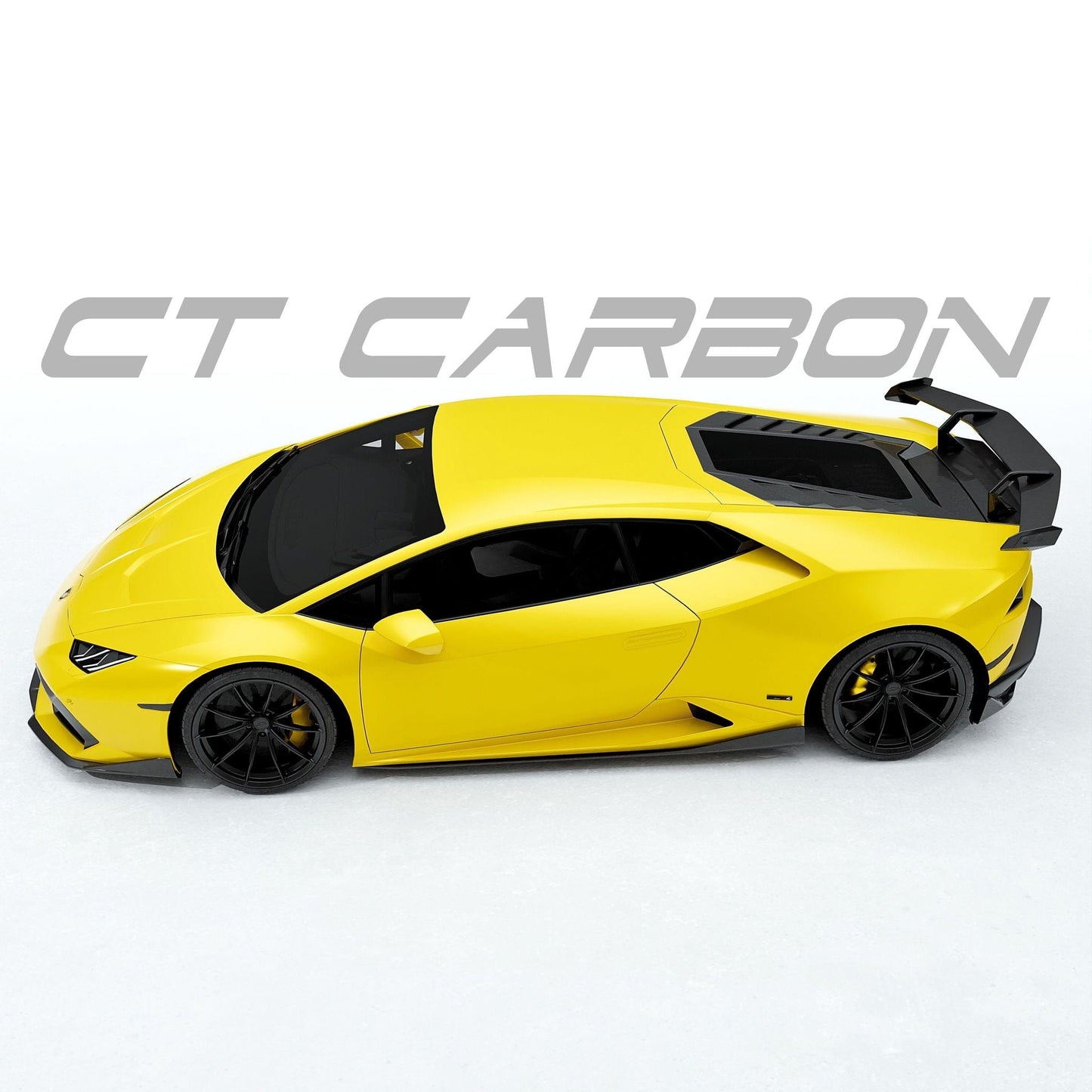 CT CARBON Splitter LAMBORGHINI HURACAN LP-610 CARBON FIBRE SIDE SKIRTS - CT DESIGN