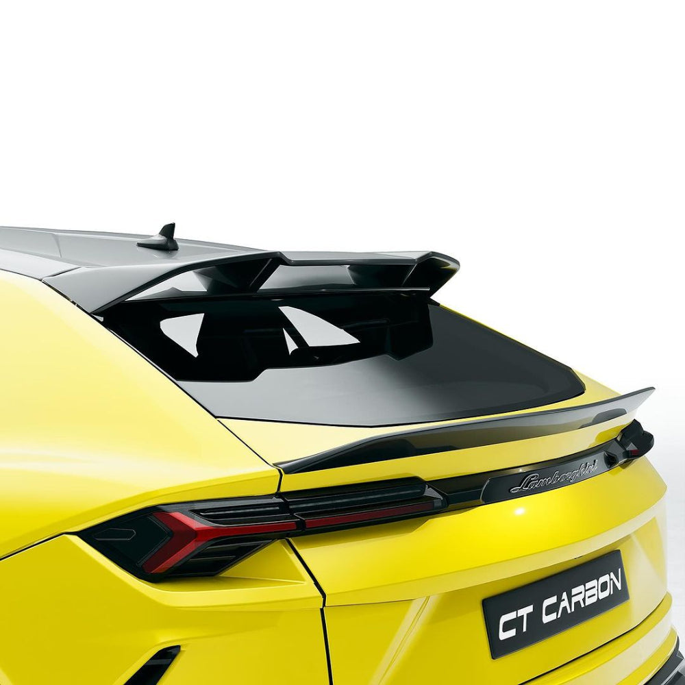 LAMBORGHINI URUS CARBON FIBRE ROOF SPOILER - CT DESIGN-Spoiler-CT CARBON-CT Carbon - High-quality carbon fiber and gloss black aerodynamic parts for premium sports and luxury vehicles.