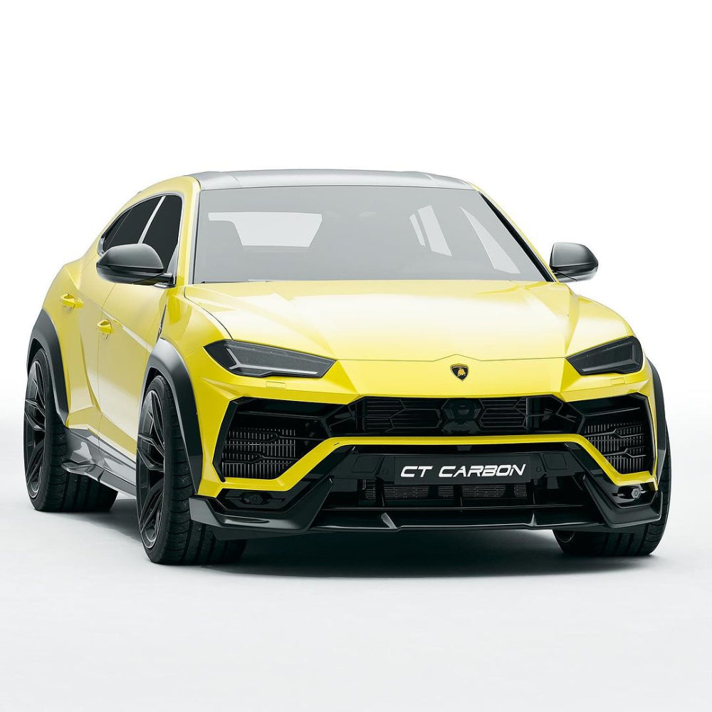 LAMBORGHINI URUS CARBON FIBRE SIDE SKIRTS - CT DESIGN-Side Skirts-CT CARBON-CT Carbon - High-quality carbon fiber and gloss black aerodynamic parts for premium sports and luxury vehicles.