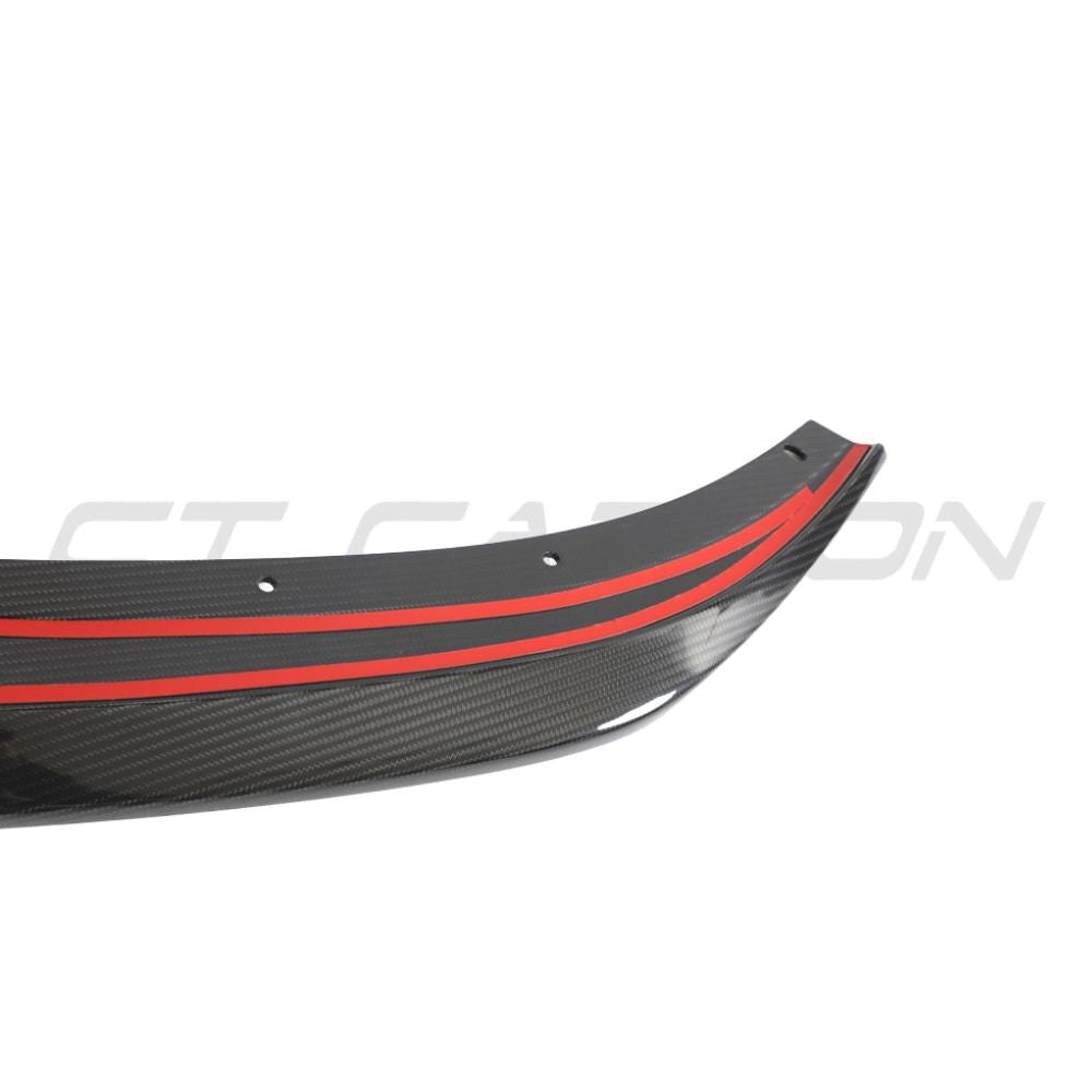 LOTUS EMIRA CARBON FIBRE FRONT SPLITTER - CT DESIGN-Splitter-CT CARBON-CT Carbon - High-quality carbon fiber and gloss black aerodynamic parts for premium sports and luxury vehicles.