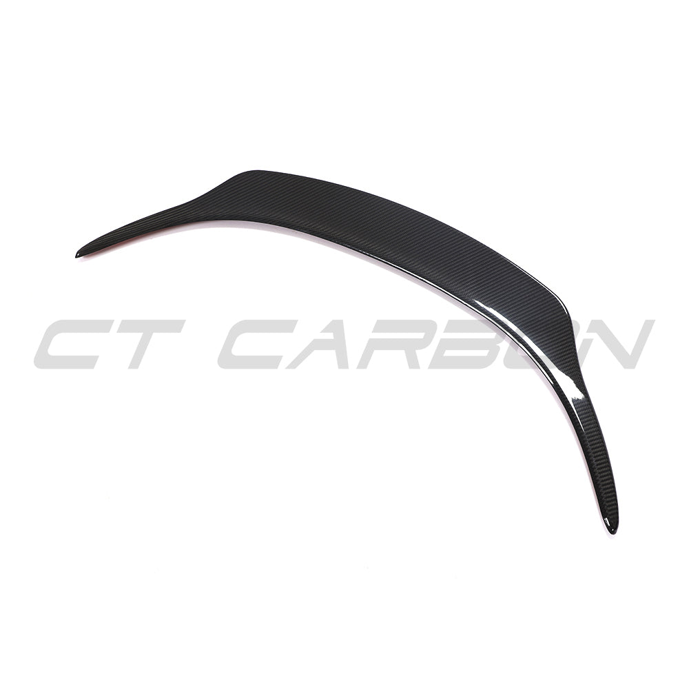 TOYOTA SUPRA 2019+ A90 CARBON FIBRE SPOILER - V3-Spoiler-CT CARBON-CT Carbon - High-quality carbon fiber and gloss black aerodynamic parts for premium sports and luxury vehicles.