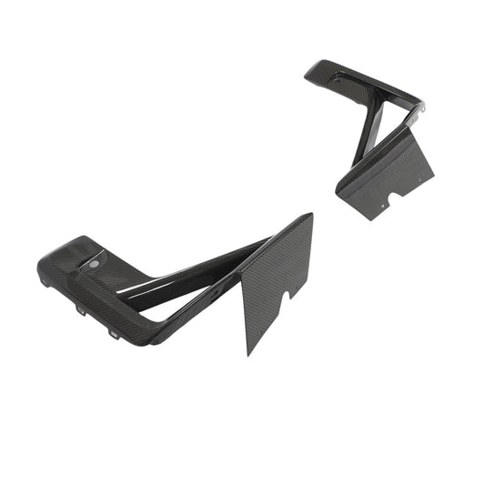 BMW X3M/X4M F97/F98 LCI 2022+ CARBON FIBRE FRONT BUMPER TRIM-Accessories-CT CARBON-CT Carbon - High-quality carbon fiber and gloss black aerodynamic parts for premium sports and luxury vehicles.