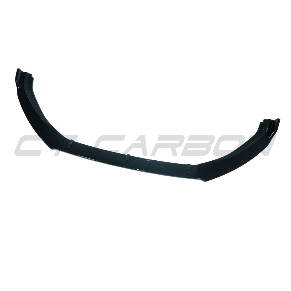 VOLKSWAGEN GOLF MK7 GLOSS BLACK SPLITTER-Splitter-BLAK BY CT-CT Carbon - High-quality carbon fiber and gloss black aerodynamic parts for premium sports and luxury vehicles.
