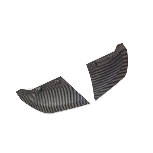 AUDI R8 V10 GEN 2 2015-2019 CARBON FIBRE REAR BUMPER LOWER CORNERS-Accessories-CT CARBON-CT Carbon - High-quality carbon fiber and gloss black aerodynamic parts for premium sports and luxury vehicles.