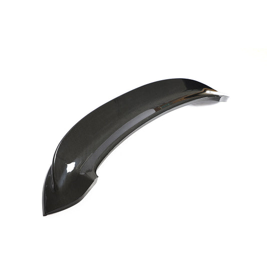 PORSCHE 992 CARRERA/GTS/TARGA 2018+ CARBON FIBRE REPLACEMENT DUCKTAIL SPOILER-Spoiler-CT CARBON-CT Carbon - High-quality carbon fiber and gloss black aerodynamic parts for premium sports and luxury vehicles.