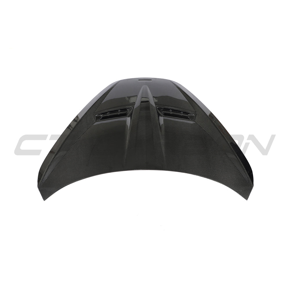 MCLAREN 720S CARBON FIBRE CT DESIGN HOOD-Bonnet-CT CARBON-CT Carbon - High-quality carbon fiber and gloss black aerodynamic parts for premium sports and luxury vehicles.